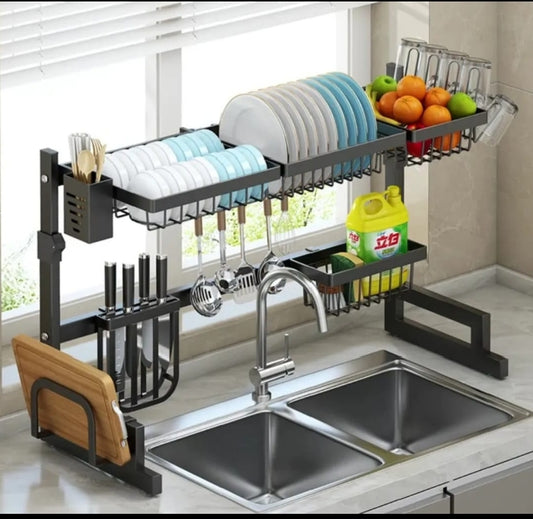 Multifunctional sink rack