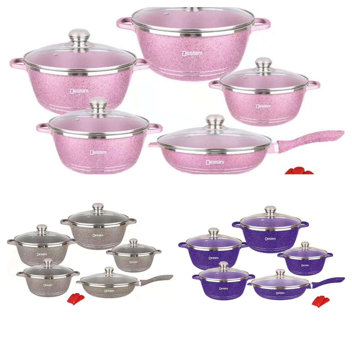 12 in 1 Dessini Cookware Set