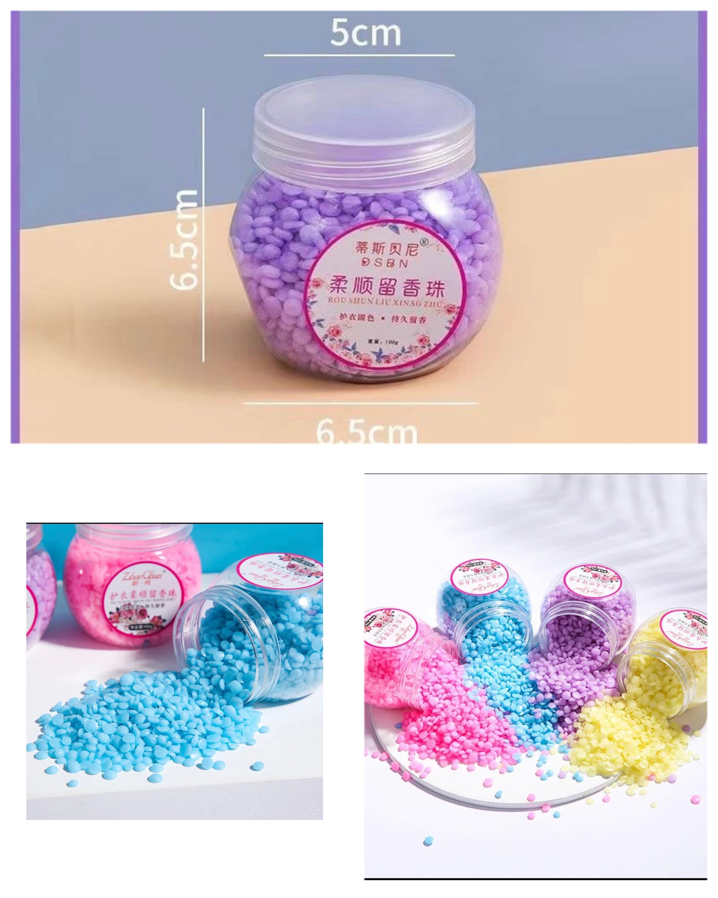 Scented laundry beads