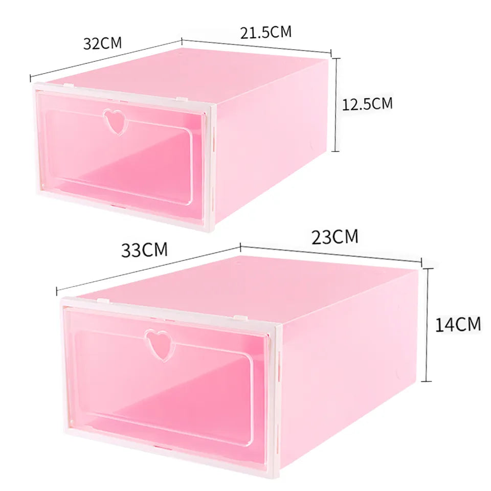 FOLDABLE SHOE STORAGE BOX