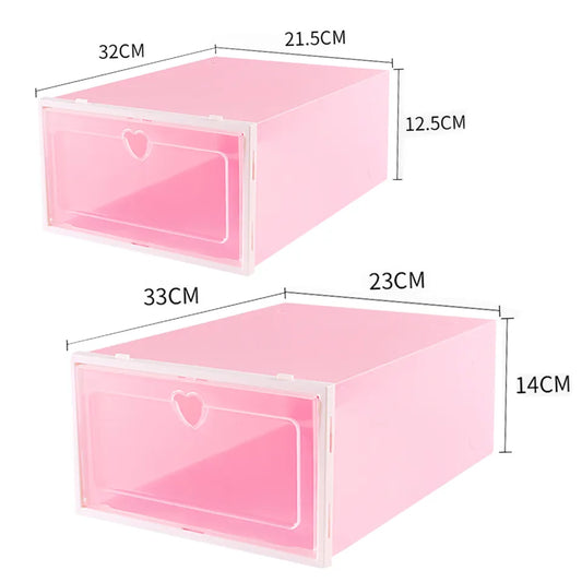 FOLDABLE SHOE STORAGE BOX