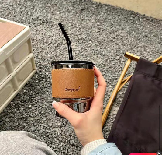 LEATHER STRAP CUPS