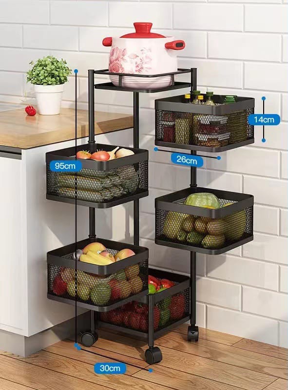 MOBILE MULTIPURPOSE STORAGE RACK