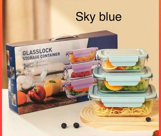 3 IN 1 Glass Container Set