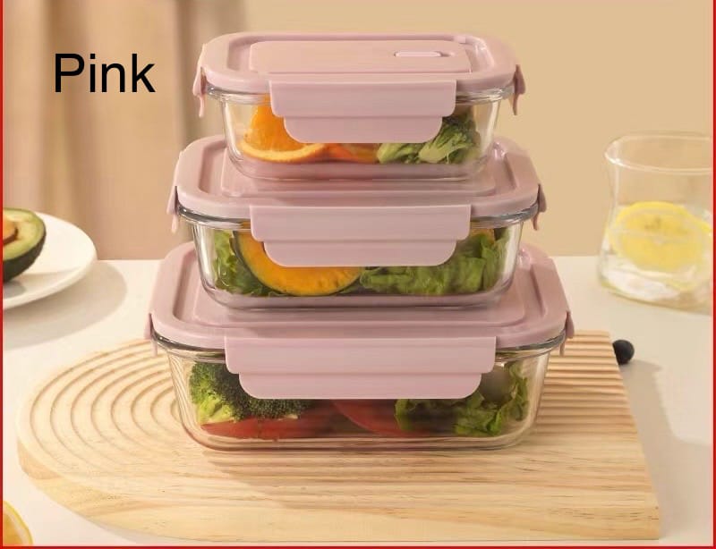 3 IN 1 Glass Container Set